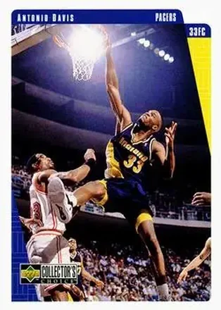 1997-98 Collector's Choice #53 - Antonio Davis - Indiana Pacers