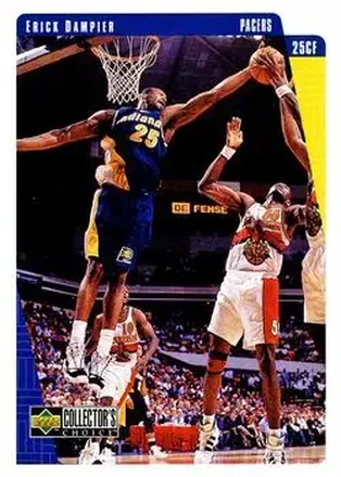 1997-98 Collector's Choice #57 - Erick Dampier - Indiana Pacers 1997-98 Collector's Choice #57 - Erick Dampier - Indiana Pacers
