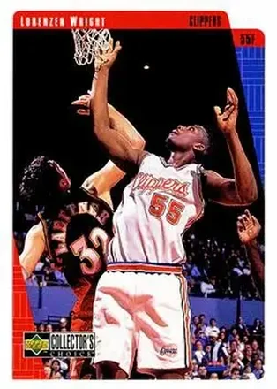 1997-98 Collector's Choice #62 - Lorenzen Wright - Los Angeles Clippers