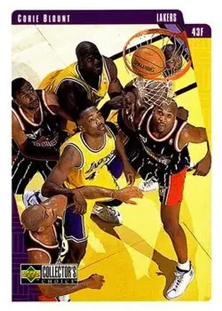 1997-98 Collector's Choice #66 - Corie Blount - Los Angeles Lakers