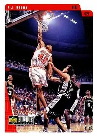 1997-98 Collector's Choice #69 - P.J. Brown - Miami Heat