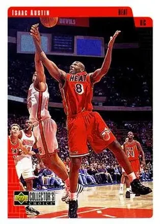 1997-98 Collector's Choice #71 - Isaac Austin - Miami Heat