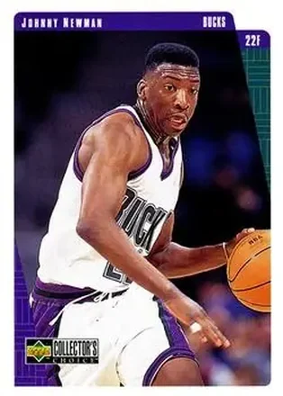 1997-98 Collector's Choice #76 - Johnny Newman - Milwaukee Bucks 1997-98 Collector's Choice #76 - Johnny Newman - Milwaukee Bucks