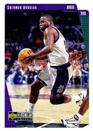 1997-98 Collector's Choice #78 - Sherman Douglas - Milwaukee Bucks