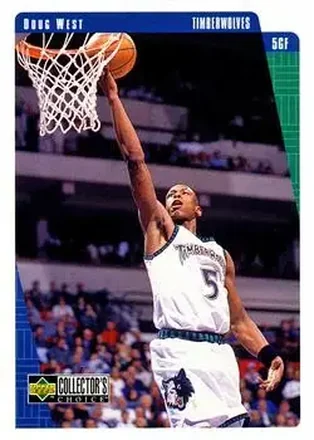 1997-98 Collector's Choice #79 - Doug West - Minnesota Timberwolves