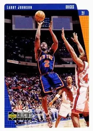 1997-98 Collector's Choice #92 - Larry Johnson - New York Knicks 1997-98 Collector's Choice #92 - Larry Johnson - New York Knicks