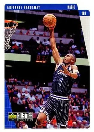 1997-98 Collector's Choice #100 - Anfernee Hardaway - Orlando Magic