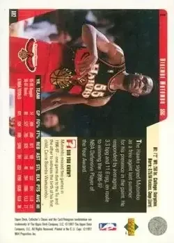 Back of Dikembe Mutombo