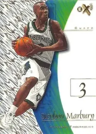 1997-98 E-X2001 #13 - Stephon Marbury - Minnesota Timberwolves