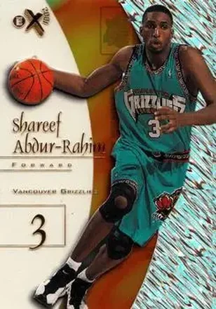1997-98 E-X2001 #14 - Shareef Abdur-Rahim - Vancouver Grizzlies