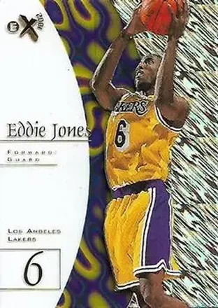 1997-98 E-X2001 #16 - Eddie Jones - Los Angeles Lakers