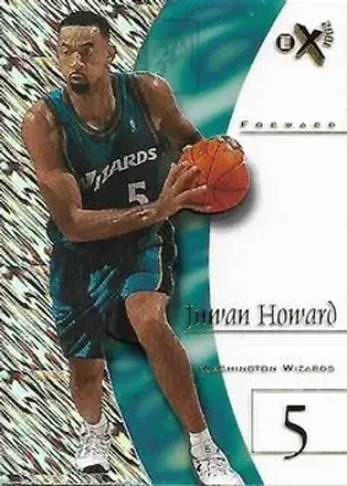 1997-98 E-X2001 #32 - Juwan Howard - Washington Wizards