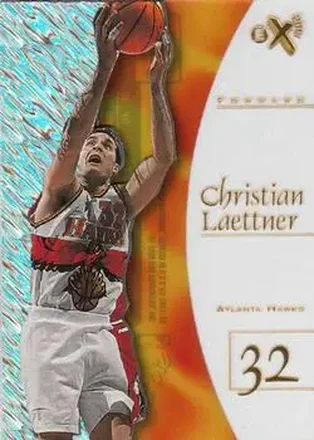 1997-98 E-X2001 #34 - Christian Laettner - Atlanta Hawks