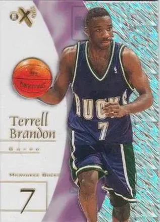 1997-98 E-X2001 #35 - Terrell Brandon - Milwaukee Bucks