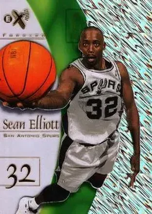 1997-98 E-X2001 #36 - Sean Elliott - San Antonio Spurs