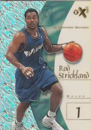 1997-98 E-X2001 #37 - Rod Strickland - Washington Wizards
