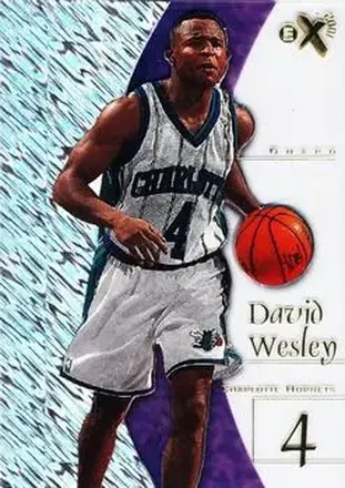 1997-98 E-X2001 #40 - David Wesley - Charlotte Hornets