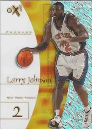 1997-98 E-X2001 #48 - Larry Johnson - New York Knicks