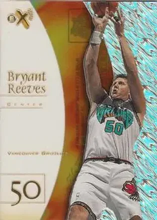 1997-98 E-X2001 #53 - Bryant Reeves - Vancouver Grizzlies
