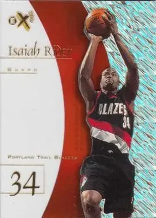 1997-98 E-X2001 #55 - Isaiah Rider - Portland Trail Blazers