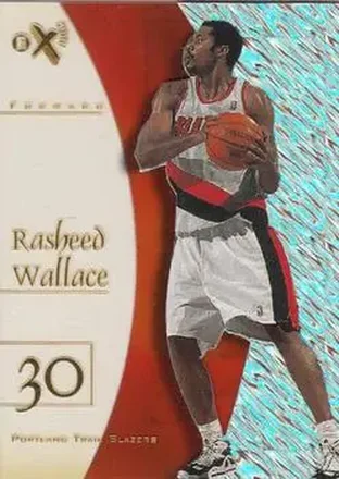 1997-98 E-X2001 #56 - Rasheed Wallace - Portland Trail Blazers