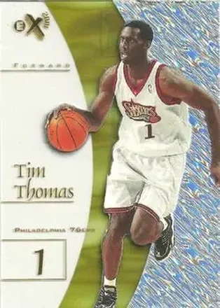 1997-98 E-X2001 #77 - Tim Thomas - Philadelphia 76ers