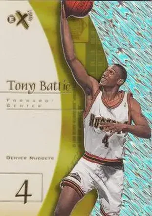 1997-98 E-X2001 #78 - Tony Battie - Denver Nuggets