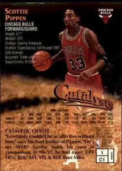 Back of Scottie Pippen