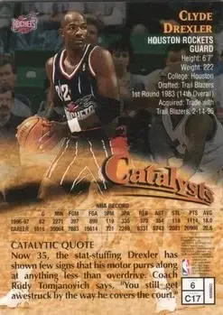 Back of Clyde Drexler