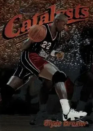 1997-98 Finest #6 Clyde Drexler