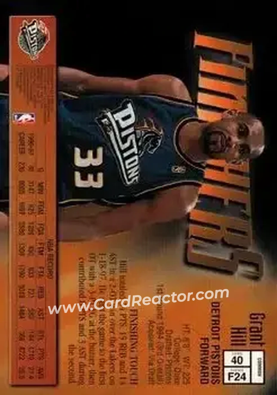 Back of Grant Hill