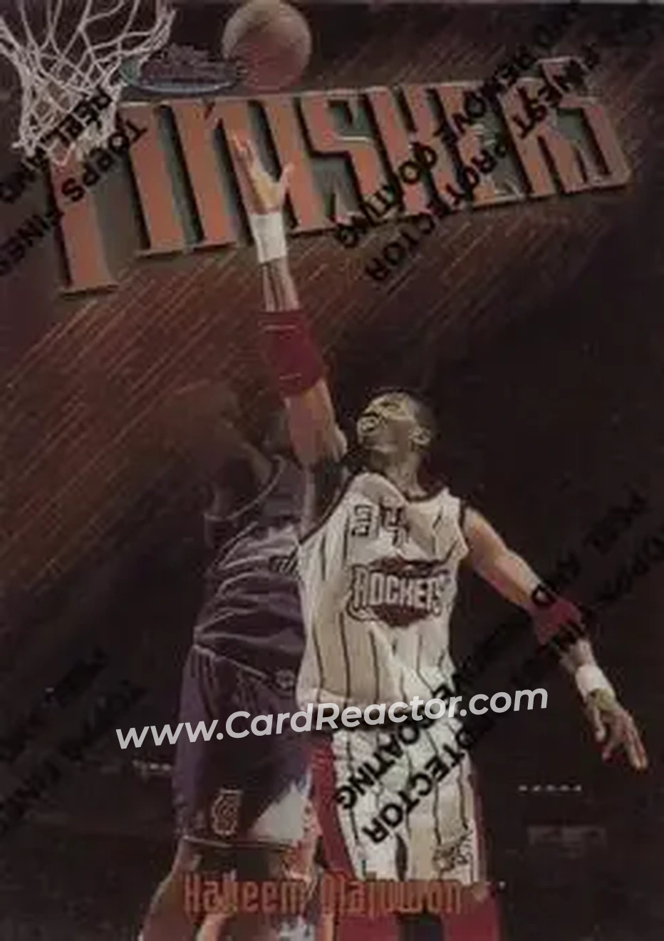 Front of Hakeem Olajuwon