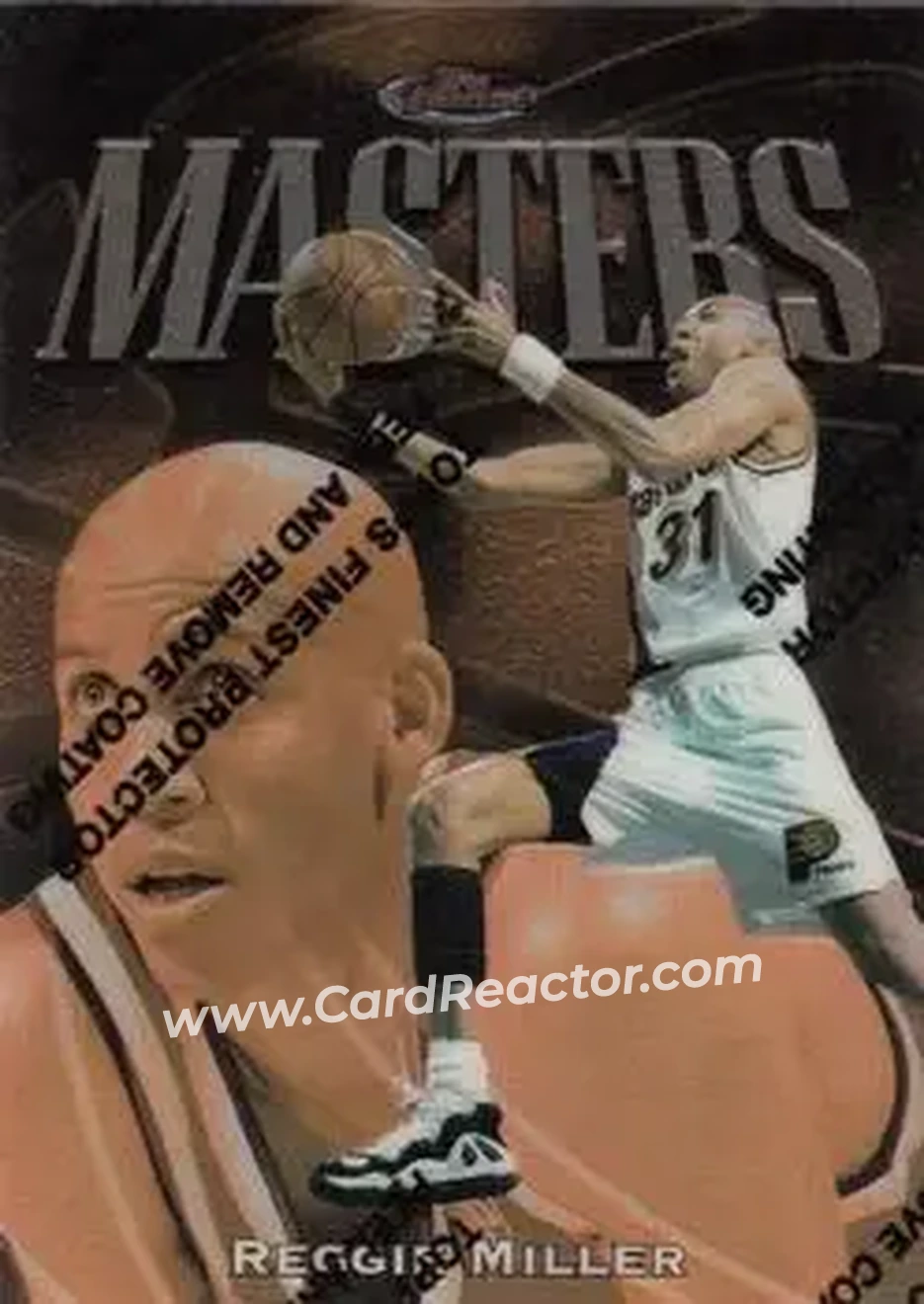Front of Reggie Miller