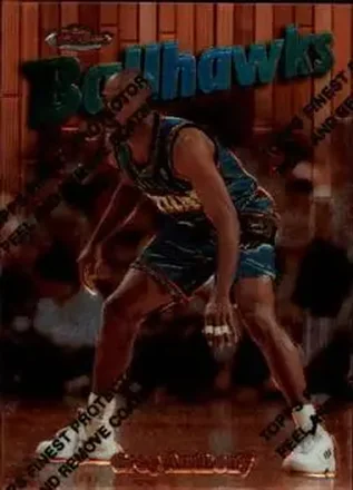 1997-98 Finest #55 - Greg Anthony - Vancouver Grizzlies 1997-98 Finest #55 - Greg Anthony - Vancouver Grizzlies