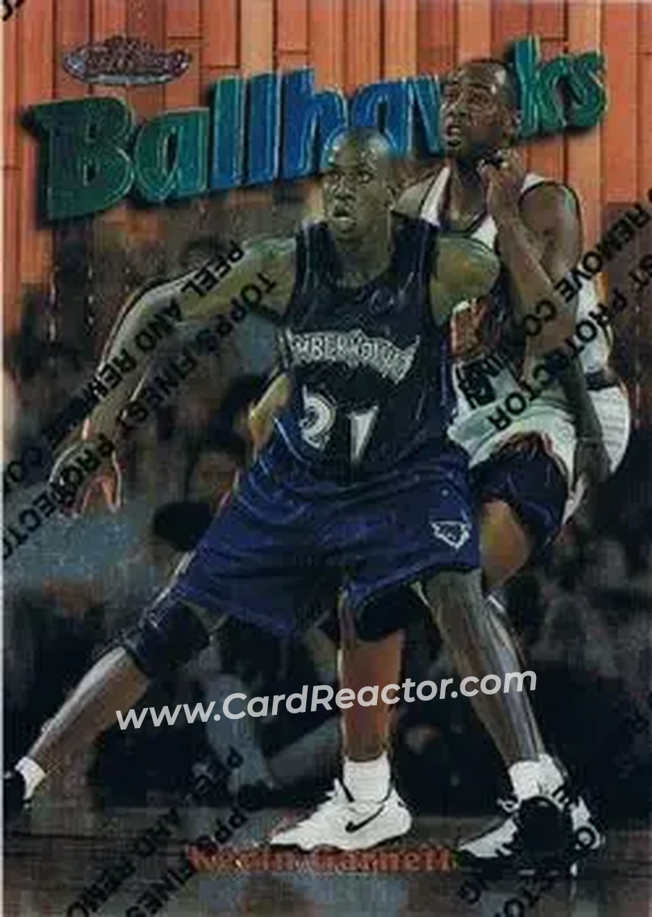 Front of Kevin Garnett