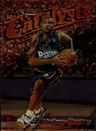 1997-98 Finest #66 - Lindsey Hunter - Detroit Pistons 1997-98 Finest #66 - Lindsey Hunter - Detroit Pistons