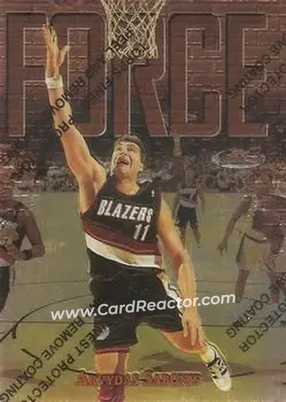 Front of Arvydas Sabonis