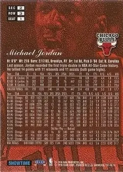 Back of Michael Jordan