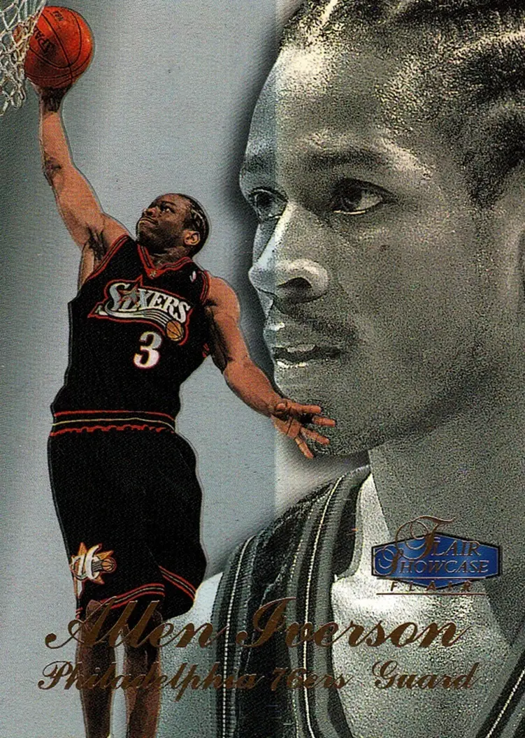 1997-98 Flair Showcase #3 Allen Iverson