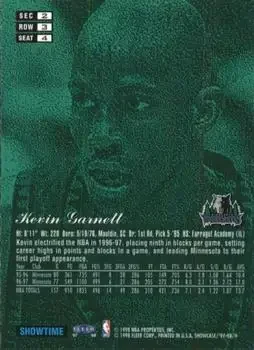 Back of Kevin Garnett