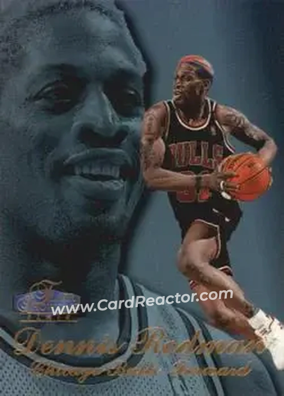 Front of Dennis Rodman