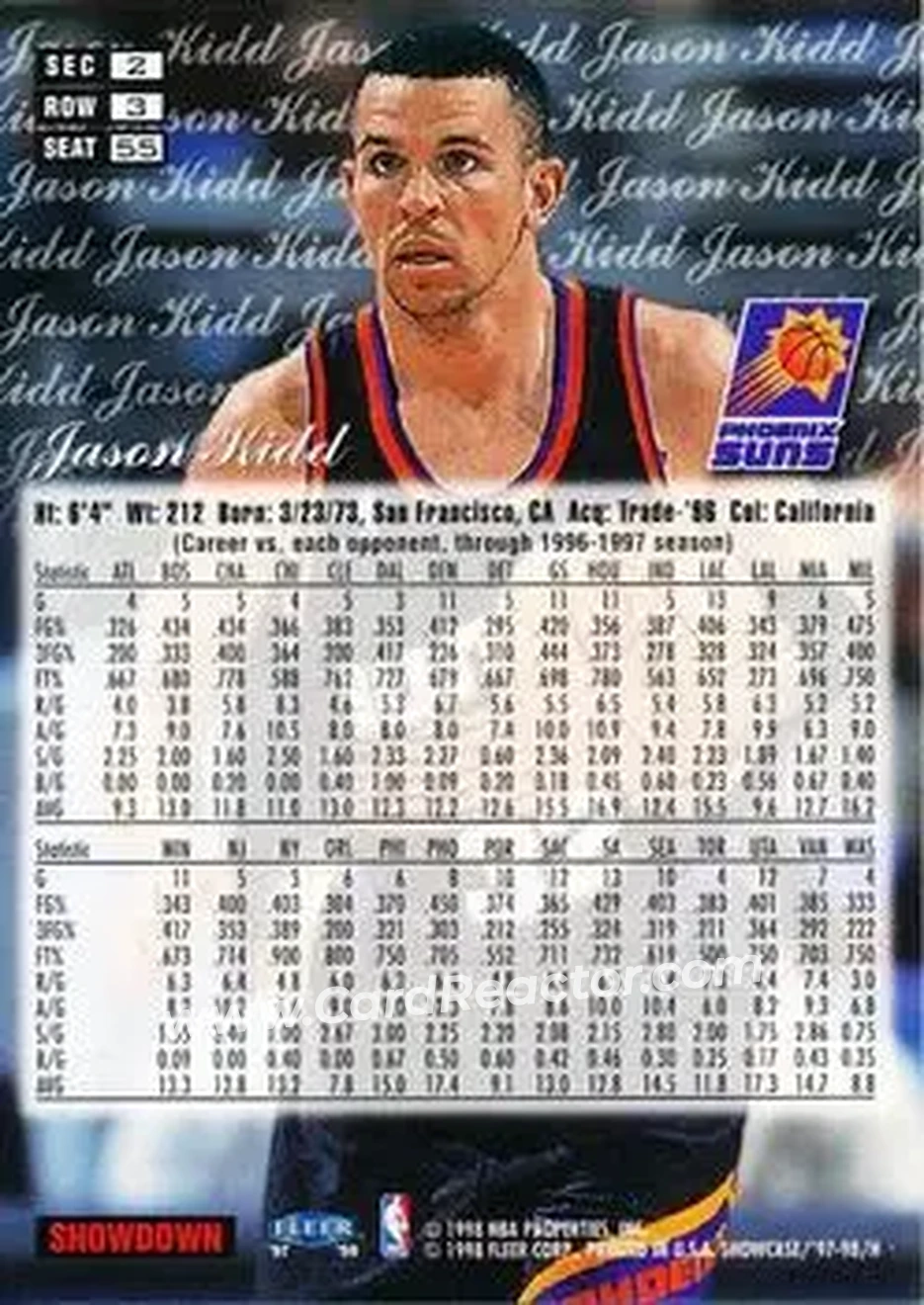Back of Jason Kidd