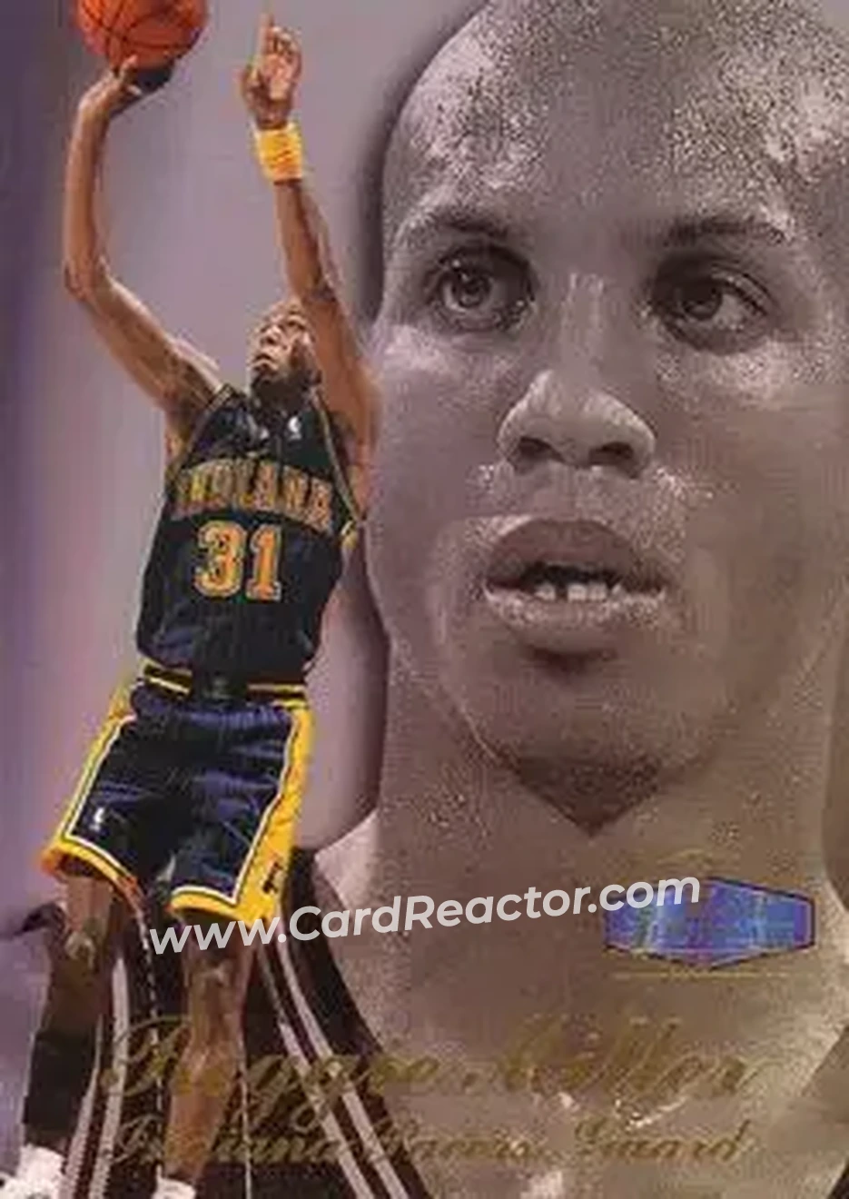 Front of Reggie Miller