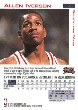 Back of Allen Iverson