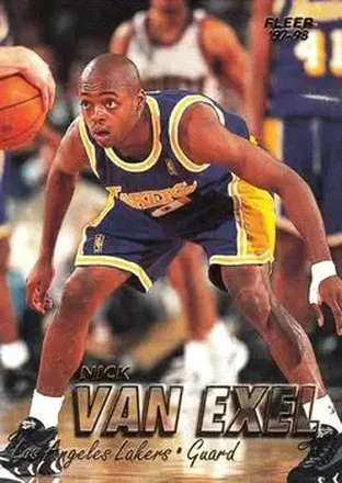 1997-98 Fleer #9 - Nick Van Exel - Los Angeles Lakers