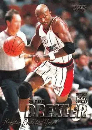 1997-98 Fleer #22 Clyde Drexler
