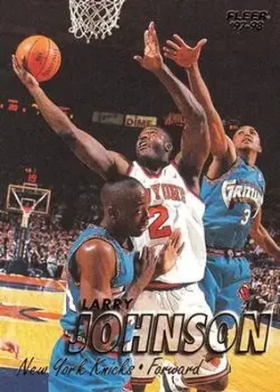 1997-98 Fleer #39 - Larry Johnson - New York Knicks