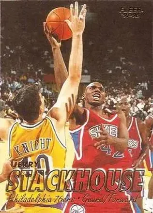 1997-98 Fleer #42 - Jerry Stackhouse - Philadelphia 76ers
