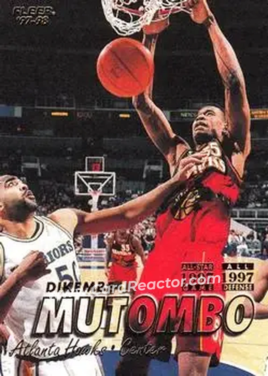 Front of Dikembe Mutombo