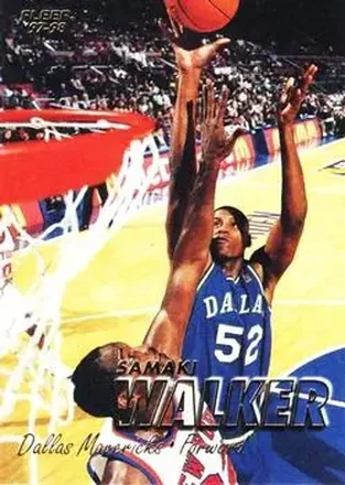 1997-98 Fleer #59 - Samaki Walker - Dallas Mavericks